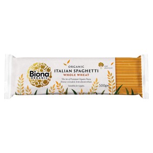 Biona Organic Whole Wheat Spaghetti Pasta