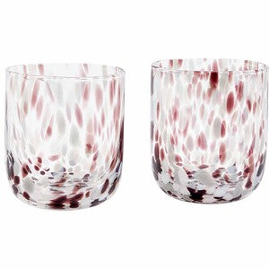 M&S Speckled Tumblers, Plum