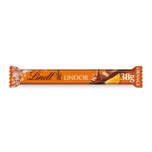 Lindt Lindor Milk Orange Chocolate Bar