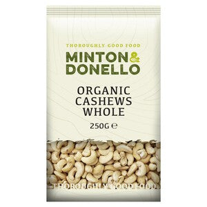 Minton & Donello Organic Whole Cashews