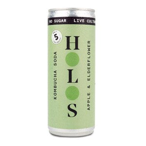HOLOS Kombucha Soda Apple & Elderflower