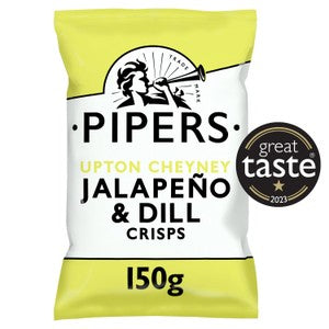 Pipers Upton Cheyney Jalapeno & Dill Sharing Bag Crisps