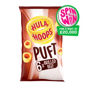 Hula Hoops Puft Beef Multipack Crisps