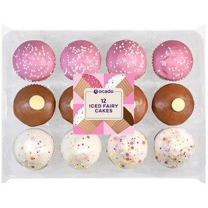Ocado Iced Fairy Cakes