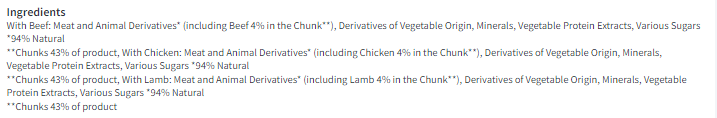 Sheba Fresh & Fine Cat Pouches with Beef & Chicken & Lamb in Gravy 6 x 50g
