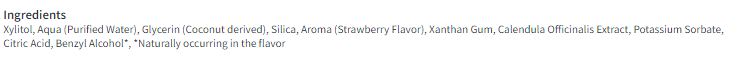 Jack N' Jill Natural Certified Toothpaste Strawberry 50g