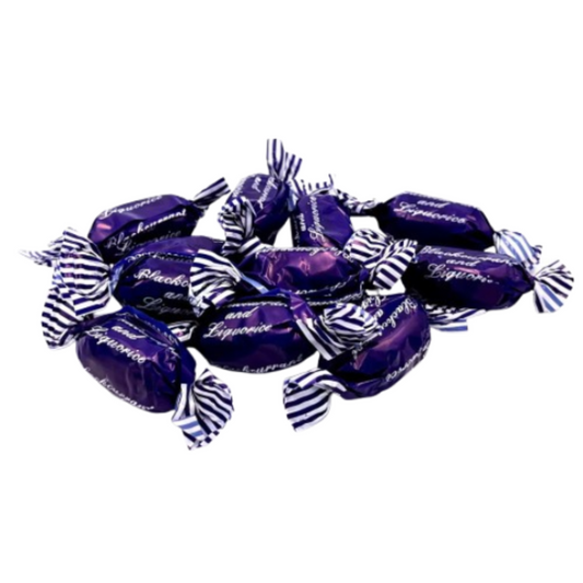 Blackcurrant and Liquorice Individually Wrapped 3kg Bag