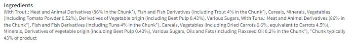 Whiskas 1+ Adult Wet Cat Food Superfoods with Fish in Jelly 6x50g