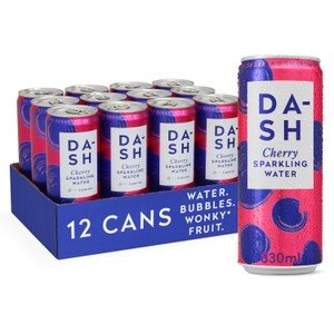 DASH Water Sparkling Cherry 12 x 330ml - British Goodies Online