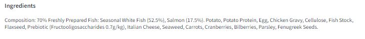 Lily's Kitchen Cat Fisherman's Feast White Fish with Salmon Dry Food 800g