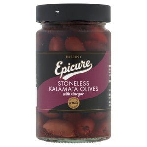 Epicure Stoneless Kalamata Olives 295g - British Goodies Online