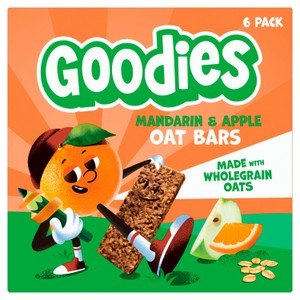 Goodies Kids Snack Mandarin & Apple Oaty Bars Multipack 6 x 23g - British Goodies Online