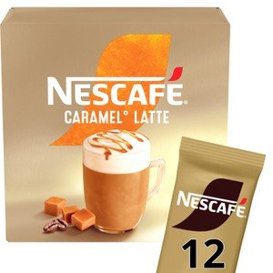 Nescafe Caramel Latte Instant Coffee 12 sachets 12 per pack - British Goodies Online