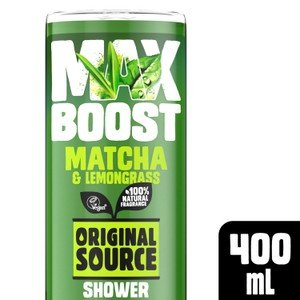 Original Source Max Boost Matcha and Lemongrass Shower Gel 400ml - British Goodies Online