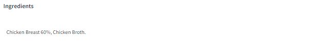 Catit Chicken Fillet 75g