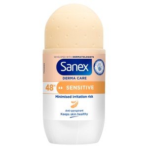 Sanex Derma Care Sensitive 48 - Hour Antiperspirant Roll - On Deodorant 50ml - British Goodies Online