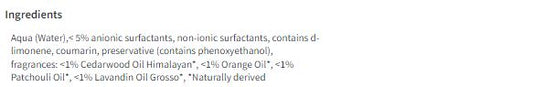 Clothes Doctor Knitwear & Delicates Detergent Himalayan Cedarwood & Orange 250ml