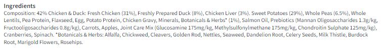 Lily's Kitchen Dog Chicken & Duck Countryside Casserole Adult Dry Food 2.5kg