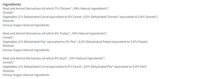 Winalot Monday Meaty Casseroles Chicken, Turkey, Duck in Gravy Wet Dog Food 12 x 85g