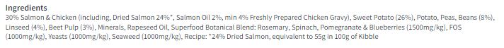 Harringtons Grain Free Superfoods Salmon Dry Dog Food 12kg
