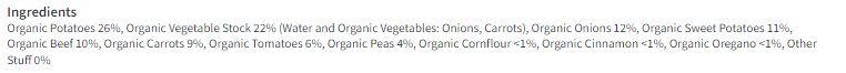 Ella's Kitchen Cottage Pie Baby Food Pouch 10+ Months 190g