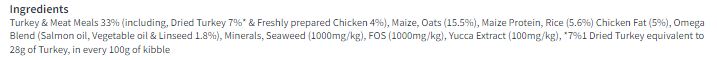 Harringtons Puppy Turkey 1.7kg