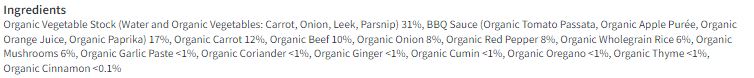 Piccolo Organic Korean Barbeque Beef 130g